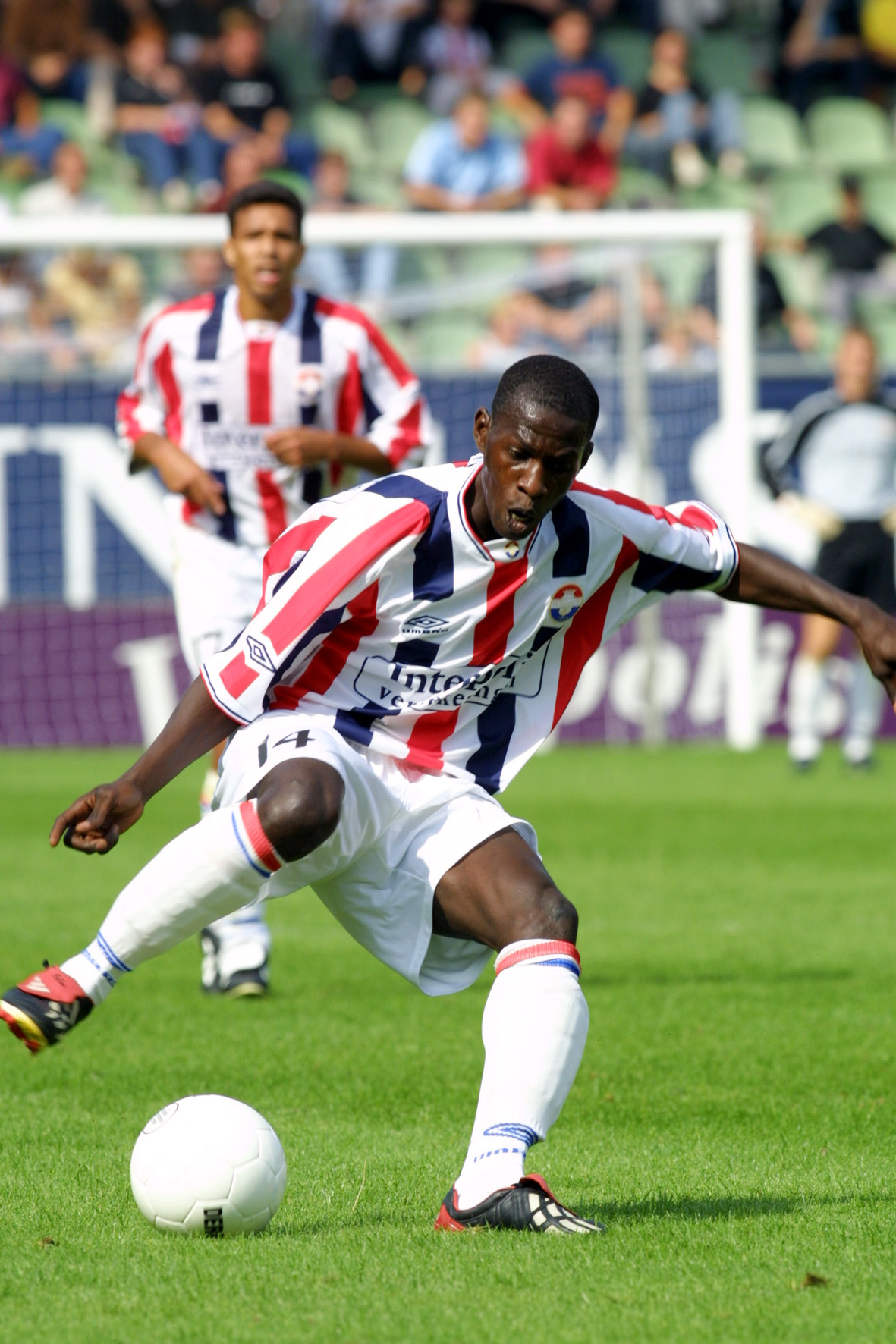 Jatto Ceesay of Willem II in action