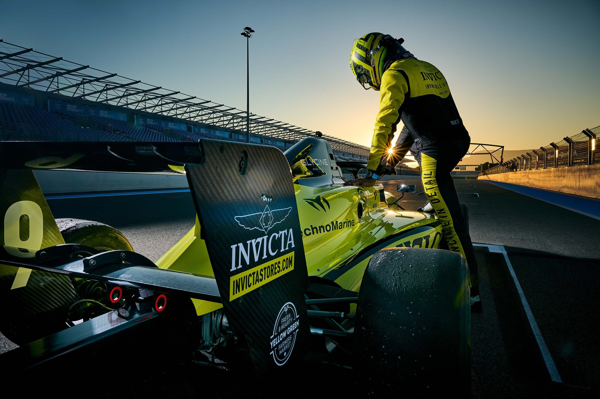 Juan Manuel Correa steps into Invicta racing car