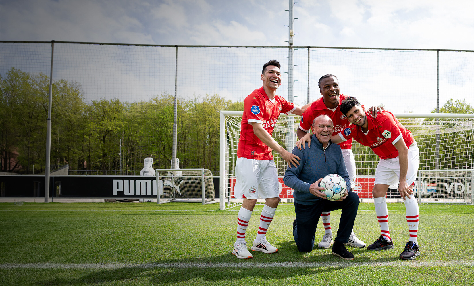 Mart van den Heuvel tijdens contentdag PSV