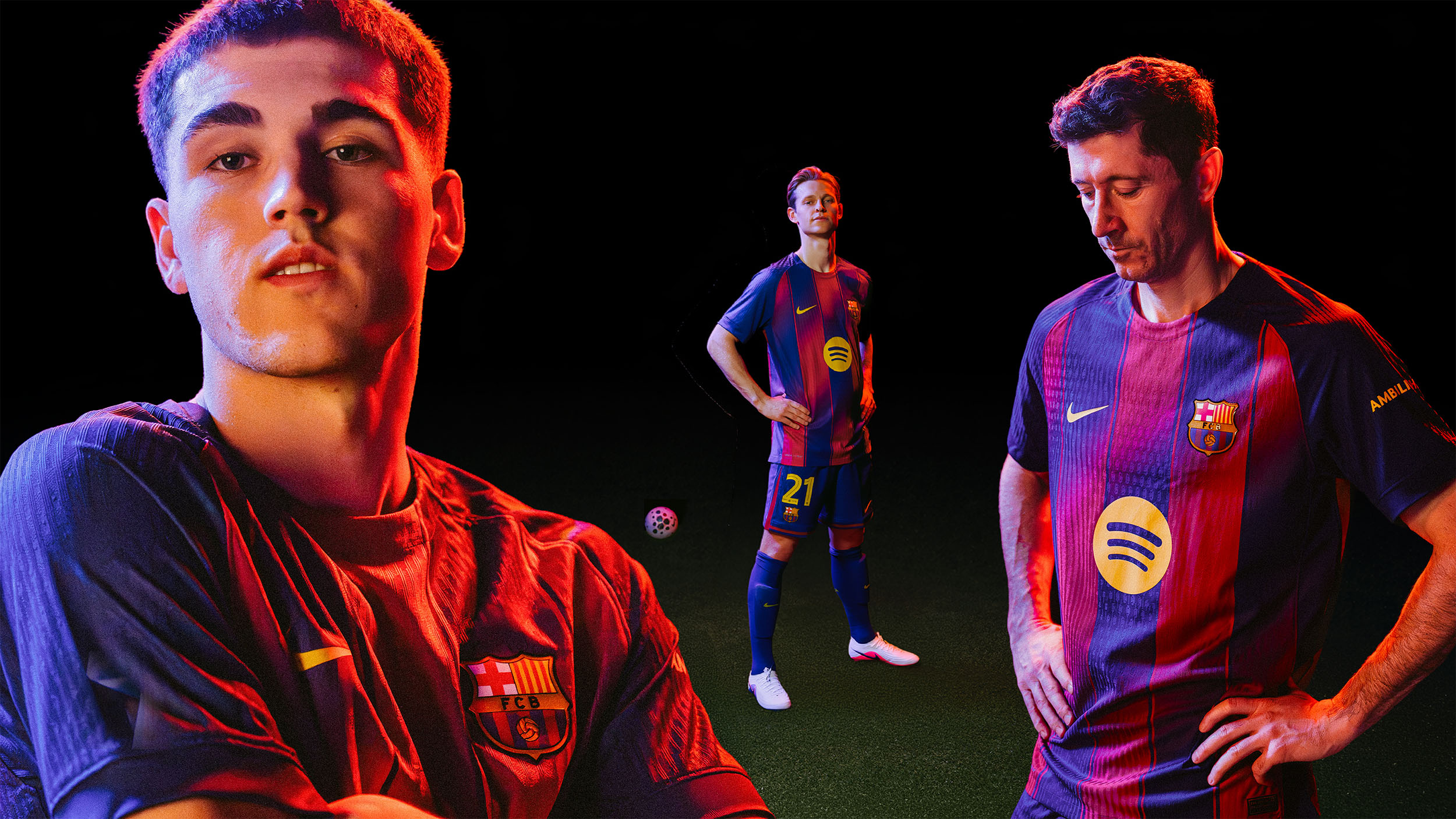 Cubarsí, de Jong, Lewandowski for Ambilight x FC Barcelona Bring it home campaign 2026